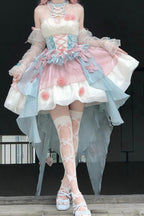 Camellia Covenant - Sweet Lolita Halterneck JSK Dress - image 8