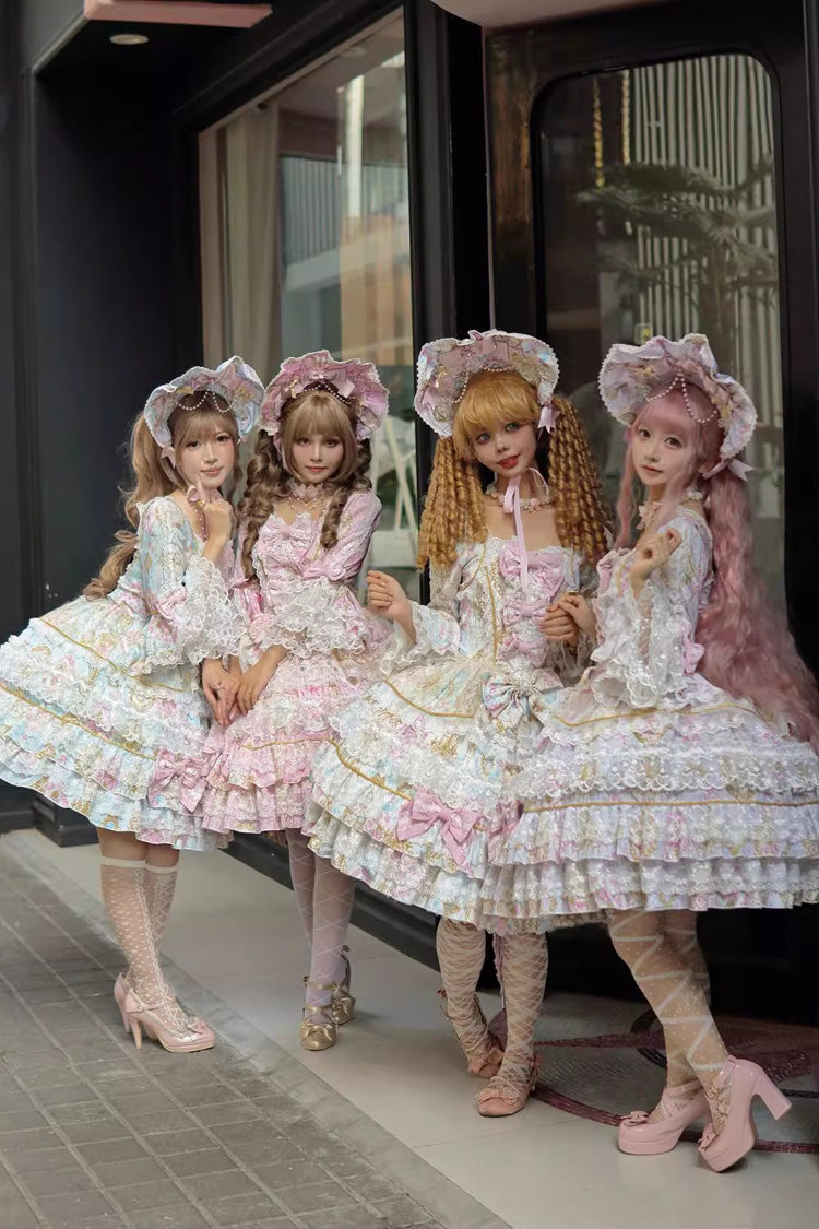 Candlelight Elegance - Sweet Elegant Lolita OP Dress in Purple - image 10