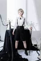 Corroding the Heart - Ouji Lolita Shirt Suspenders Shorts Collection - image 4