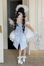 Blue Pearl Ballet Sweet Lolita JSK Dress - image 4