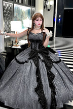 Galaxy of Fallen Tears - Glitter Sweet Lolita JSK Dress - image 5