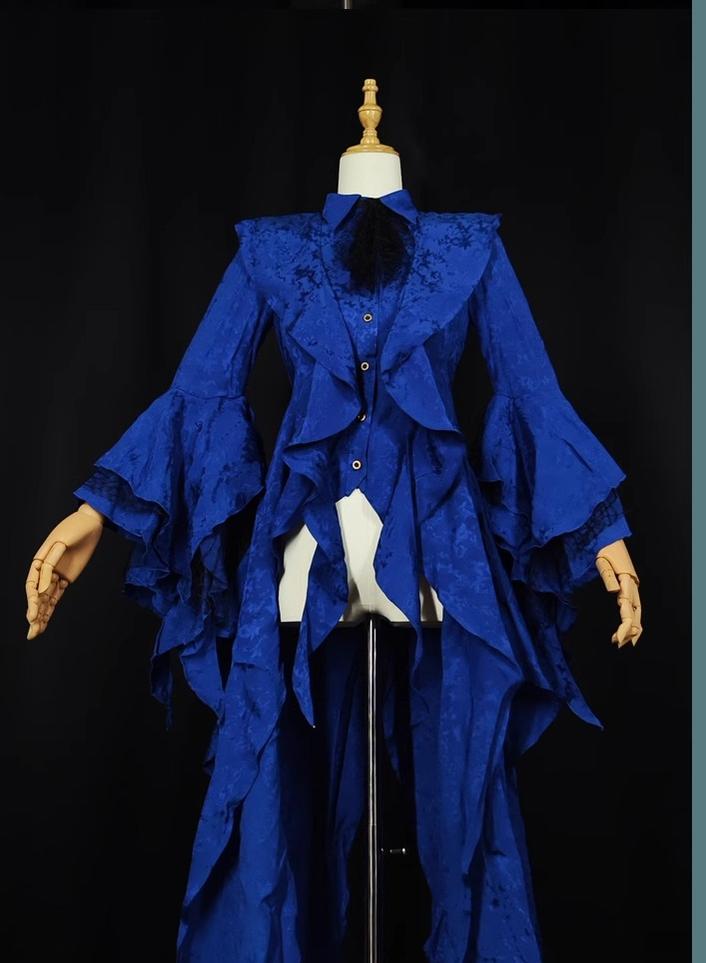 Eerie Devour Irregular-Hem Ouji Shirt - image 2
