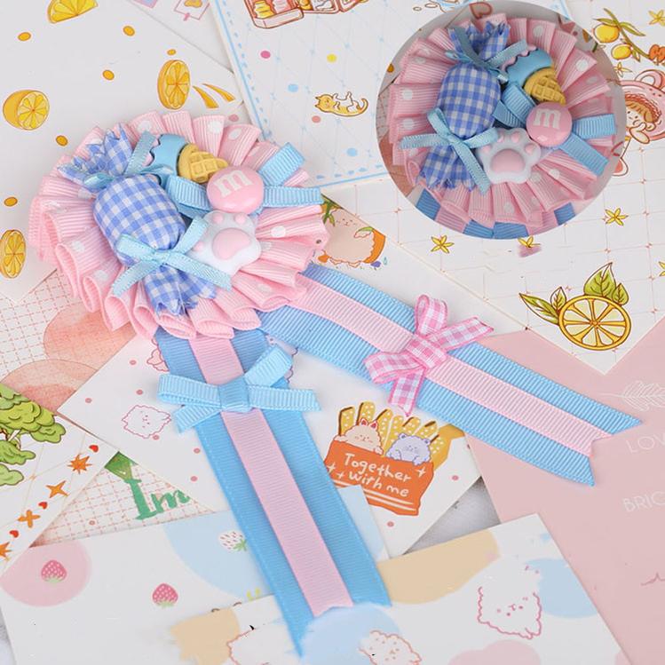 Pink and Blue Sweet Lolita Bow Headwear - image 27