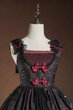 Classic Lolita JSK Suit Gold Foil Stamping Lolita Dress - image 8