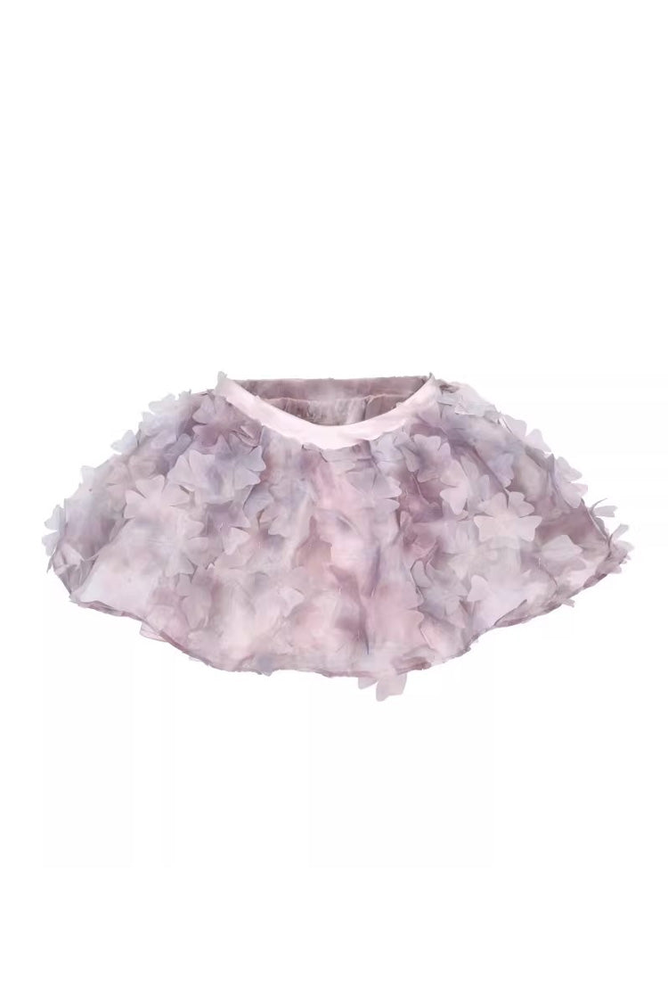 Moonlight Beast Spirit - 3D Floral Lolita Skirt with Built-in Shorts - image 4