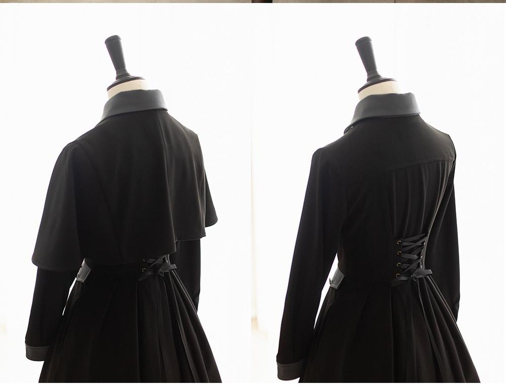Classic Full Cardigan - Elegant Winter Lolita Coat Dress - image 13
