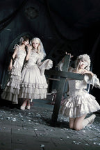 Bionic Doll - Gothic Lolita Fishtail Skirt & Corset Full Set - image 10