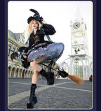 Astro Cat - Gothic Lolita OP Suit Witch Lolita Dress and Shawl - image 10