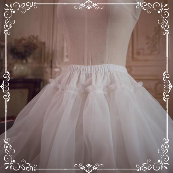 Dailywear A-Line Lolita Petticoat, 18" (45cm), Cotton Lining - image 3
