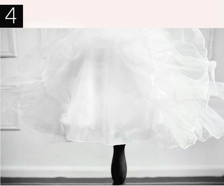 Plus Size 25.6" (65 cm) Puffy Lolita Petticoat, Stiff Tulle - image 5
