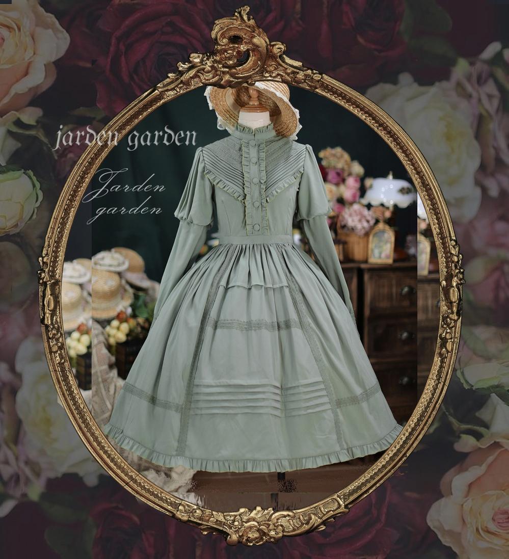 The Black Forest - Classic Lolita Stand Collar Dress OP - image 2
