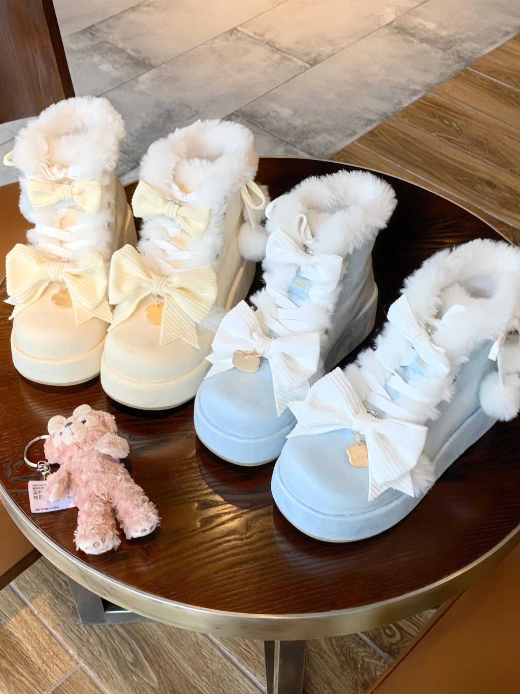 Warm - Winter Sweet Lolita Snow Boots Thick Sole Fleece Shoes - image 3