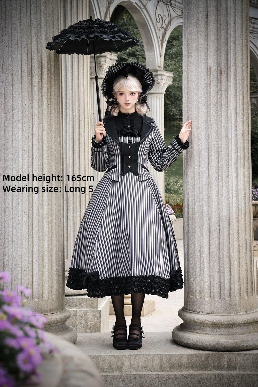 Classic Lolita JSK Customized Stripe Lolita Dress - image 39