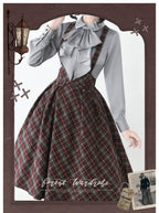 Forest Dew - Elegant Lolita Slim-Fit Shirt with Detachable Jabot - image 15