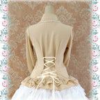 Elegant Lace-Up Back Lolita Blouse - image 18