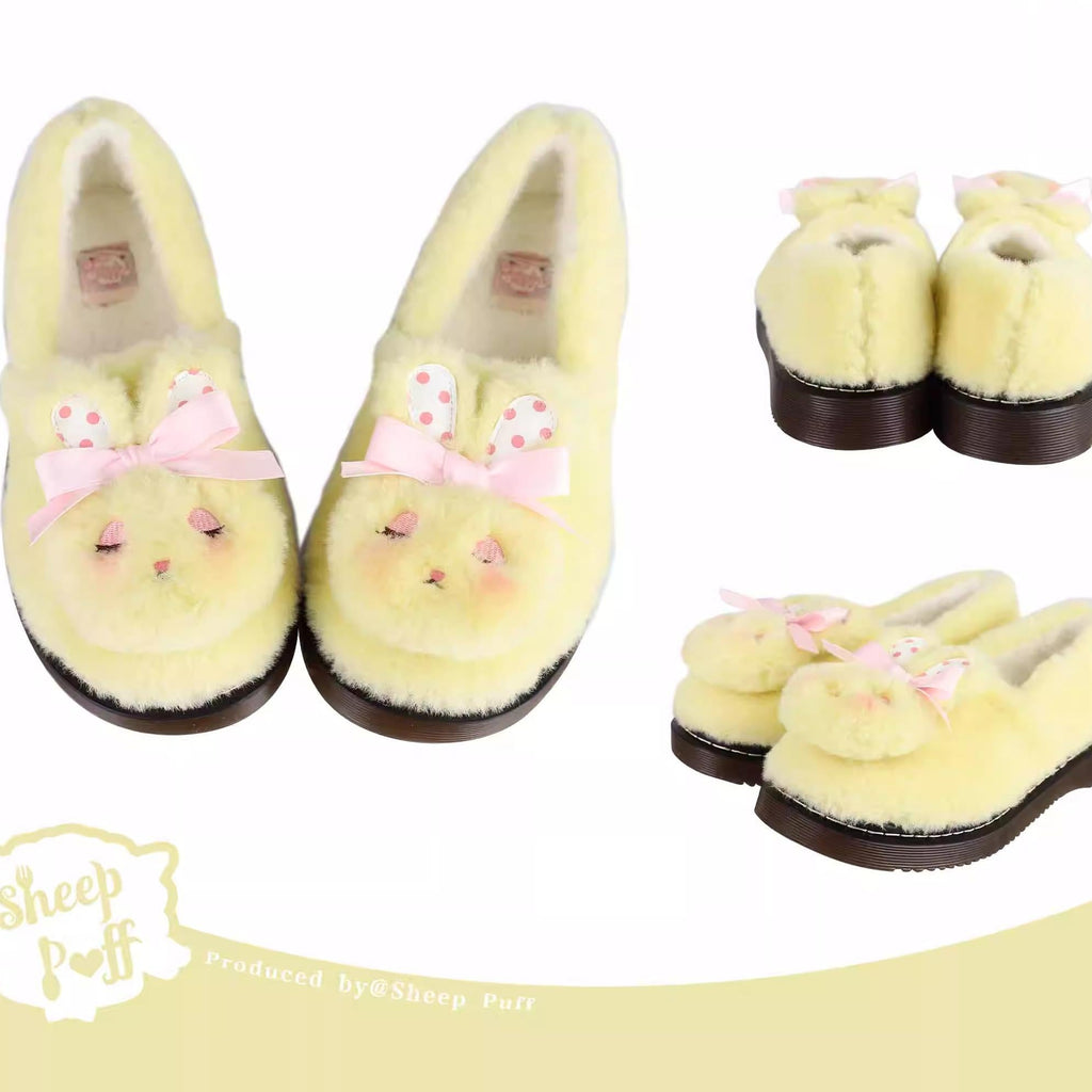 Rabbit Fur - Sweet Lolita Shoes Plush Rabbit Winter Lolita Shoes - image 10