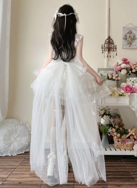 Phoenix Rise - Sweet Lolita Wedding JSK, Bullet Dress Inspired - image 5