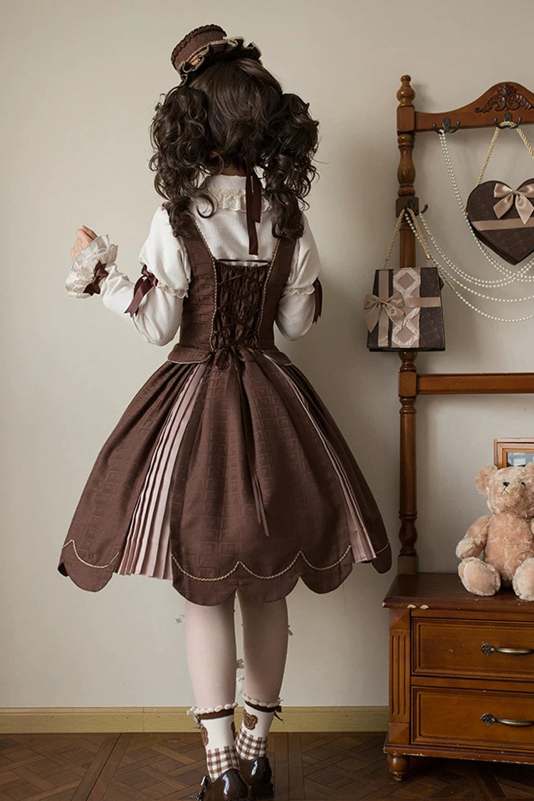 Teddy Chocolate Bar Classic Lolita JSK, Skirt and Coat Collection - image 11