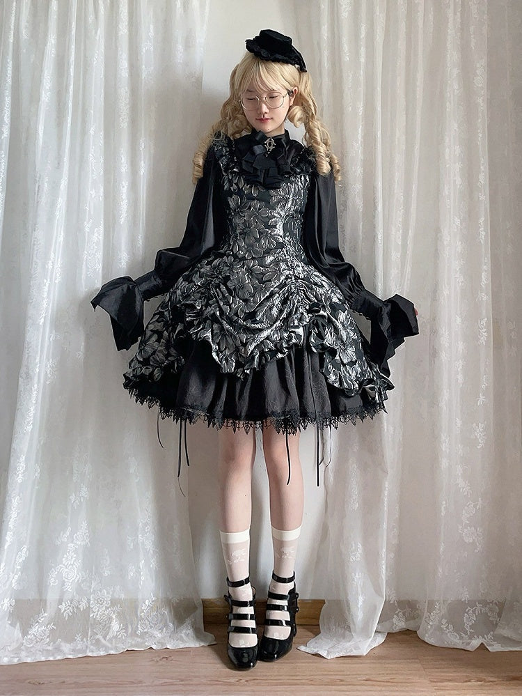 Bowknot Jabot Shirt for Gothic Lolita - Miss Point - image 4