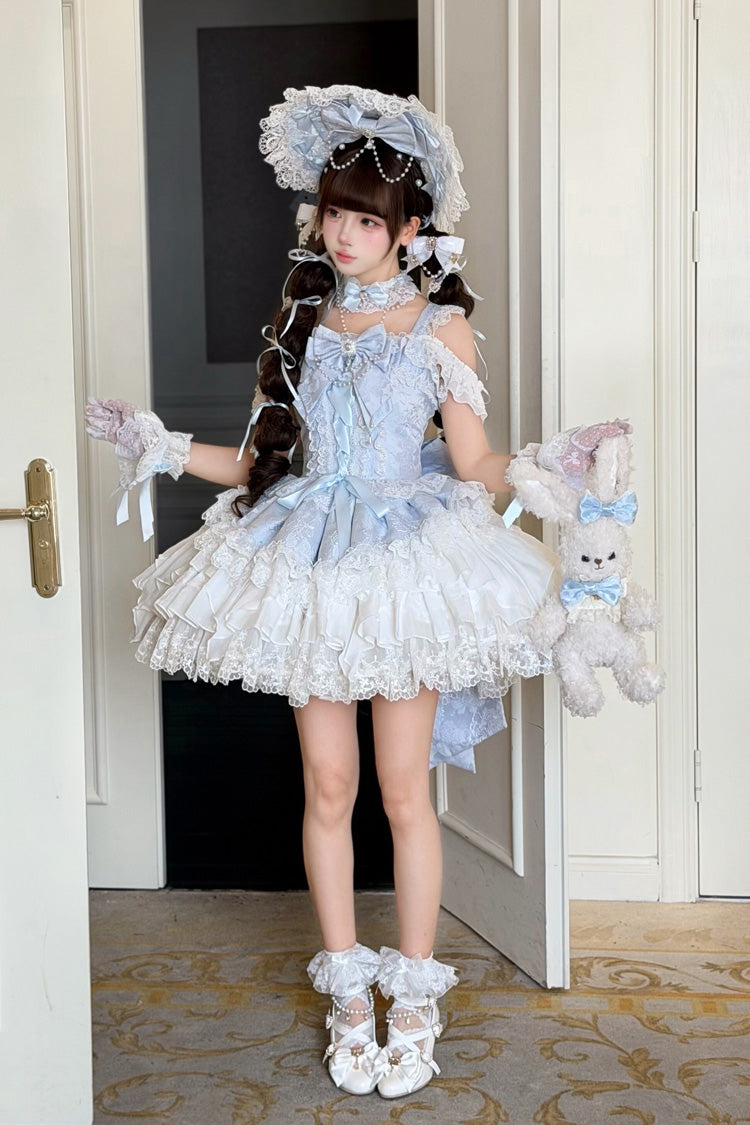 Blue Pearl Ballet Sweet Lolita JSK Dress - image 6