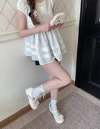 Hug Bear - Sweet Lolita Heel Shoes Bear Metal Buckle Bow Shoes - image 15