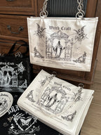 Sacred Oath - Large Printed Gothic Ita Shoulder Bag - image 3