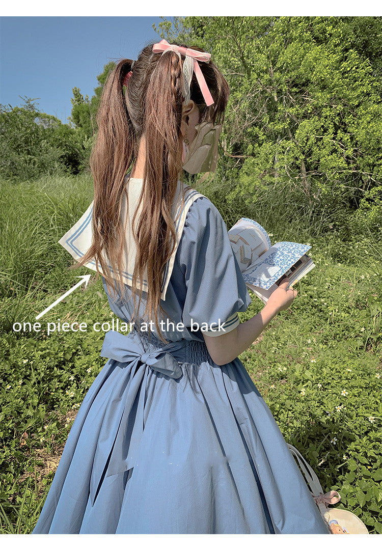 Sea and Wind - Retro Sailor Lolita OP Dress Version 1.0 - image 19