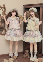 Frosted Bear Dollhouse - Sweet Lolita OP Set - image 1