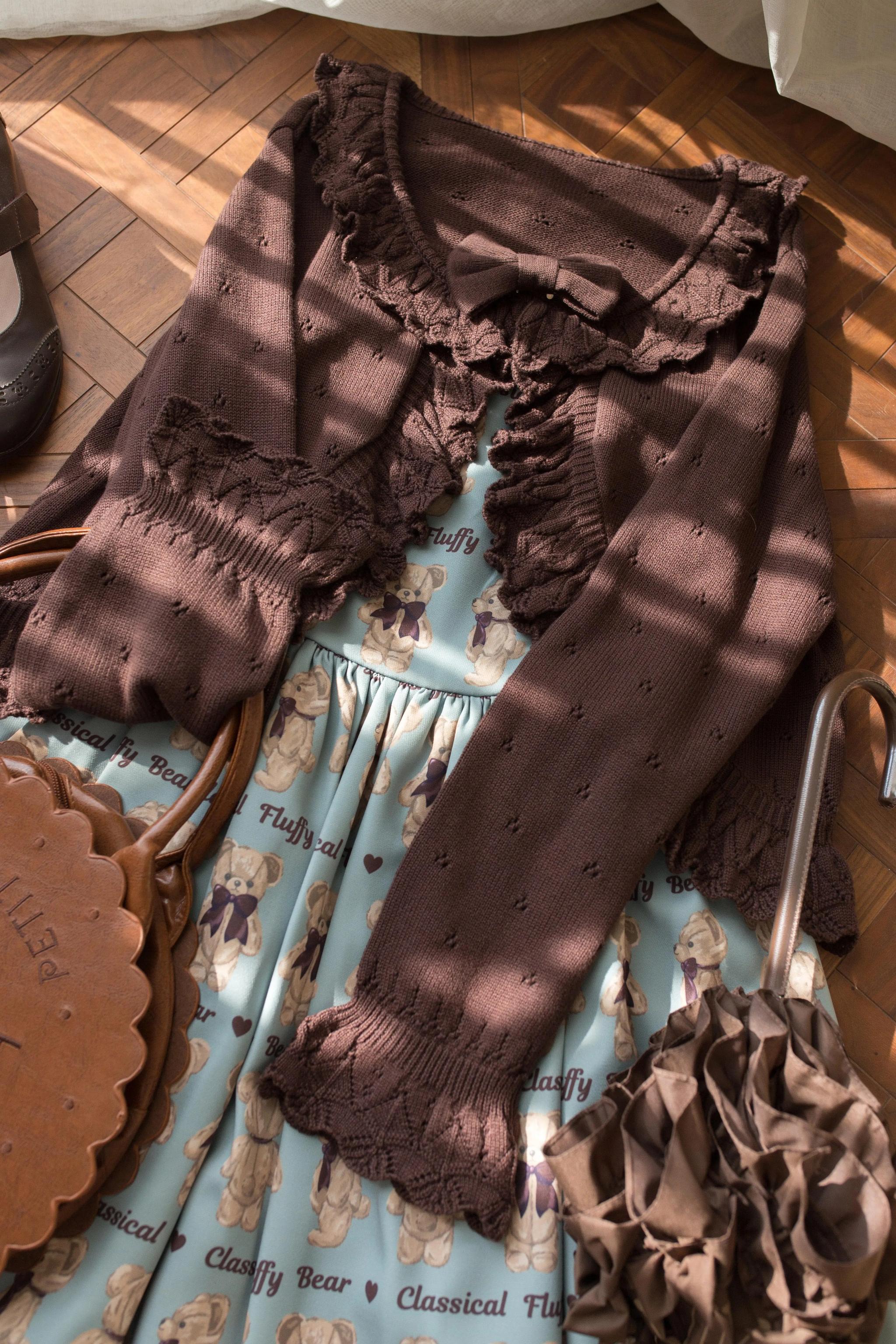 Nainai - Vintage Lolita Knitted Cardigan - image 18