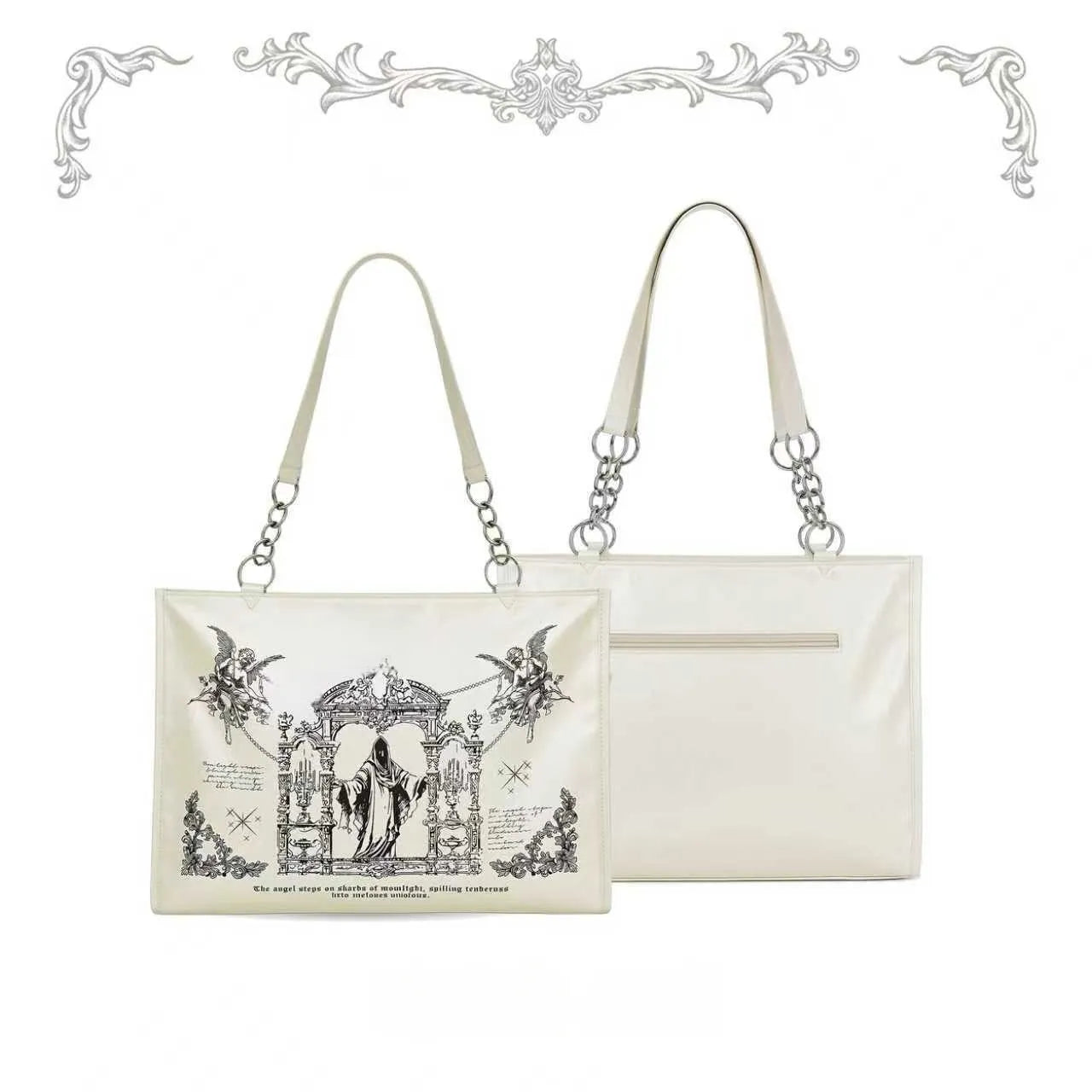 Sacred Oath - Large Printed Gothic Ita Shoulder Bag - image 23