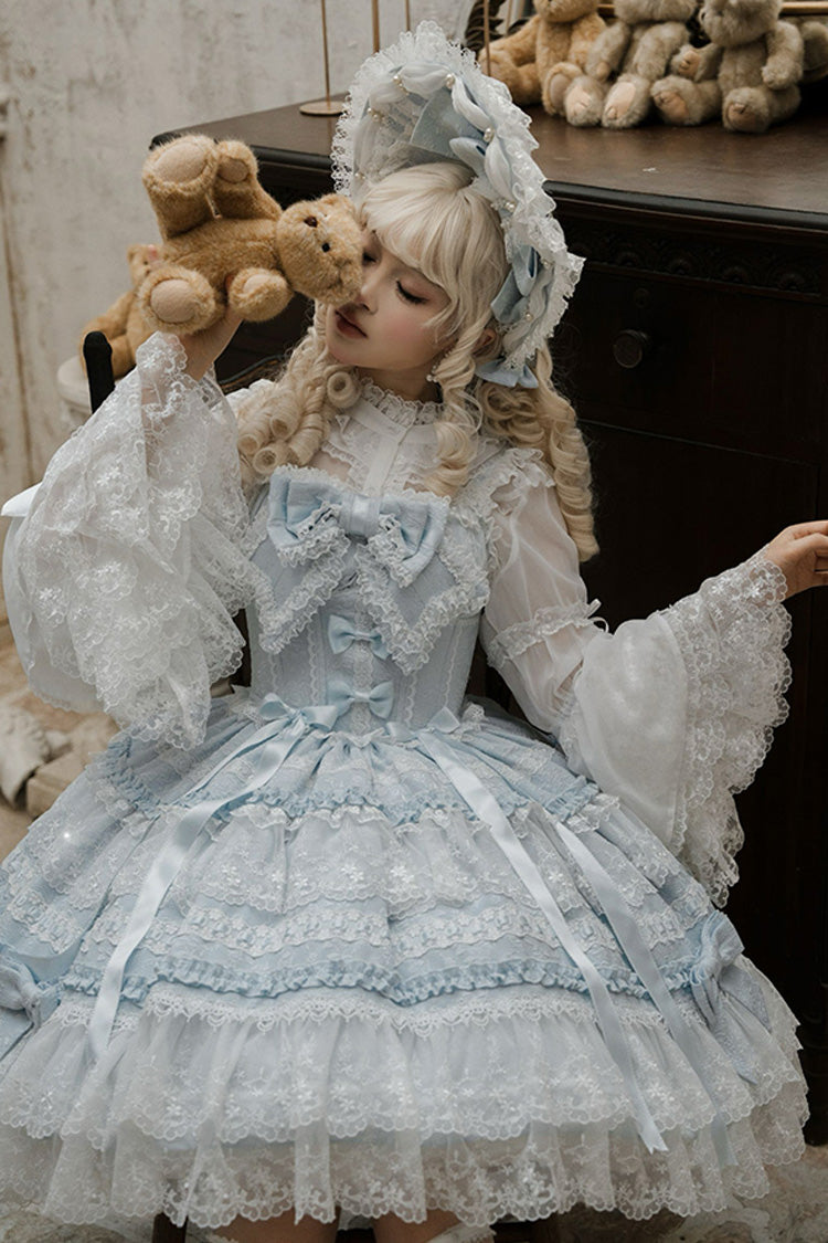 Reinas Sweet Lolita JSK Dress in Blue - image 8