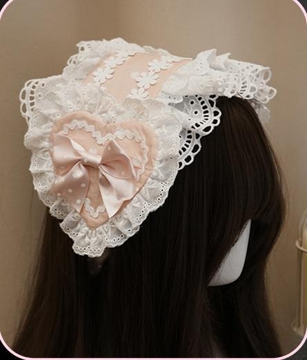 Maiden's Heart Knot - Old School Lolita BNT, Hairband, Cuffs and Hairclip Collection - image 6