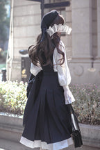 Classic College Elegant Lolita JSK Dress in Blue - image 8