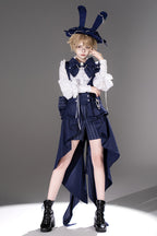 Rabbit Theater Ouji High-Low Girdle in Blue - image 7