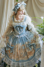 Unicorn Blue Classic Lolita JSK Dress Set - image 6
