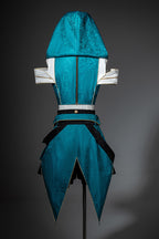 Traveler's Outfit Ouji Hooded Top and Shorts Set in Blue and Green - image 13