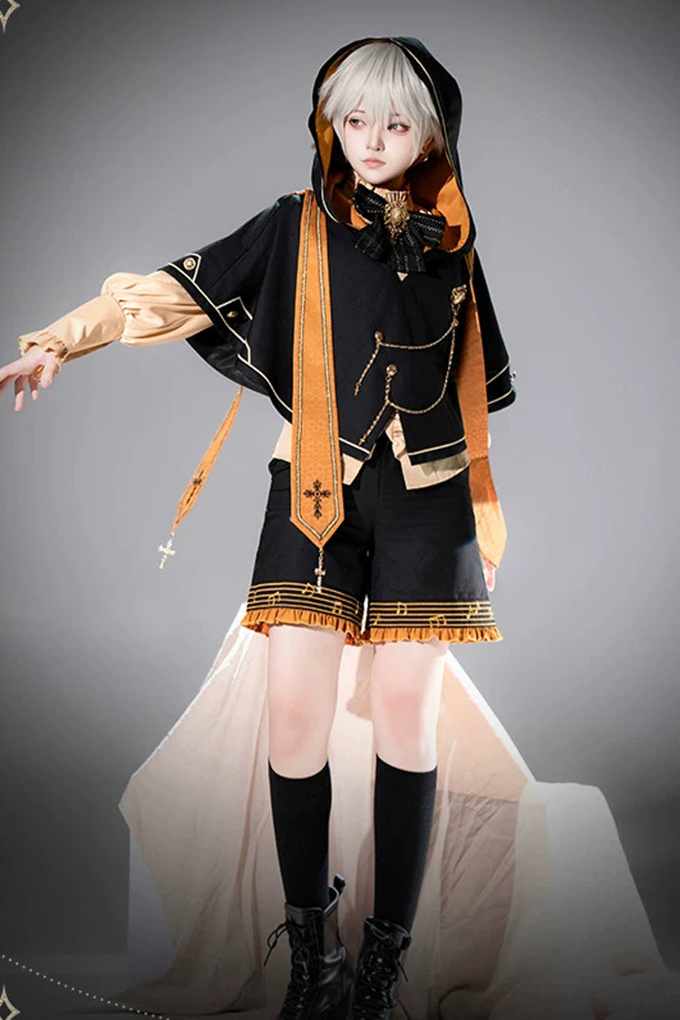 The Choir of the Church Gothic Ouji Blouse, Shorts and Cape Set - image 4