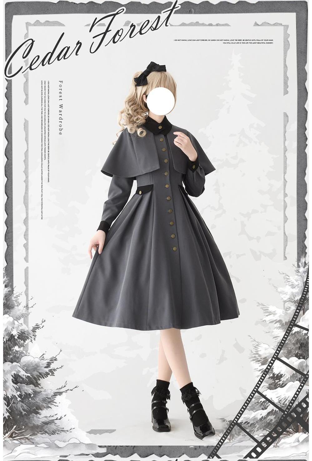Classic Lolita Dress Forest Wardrobe Elegant Lolita Coat - image 9