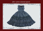 Nocturne Reminiscence - Elegant Lolita JSK Dress Multi-Wear Apron Dress Set - image 5