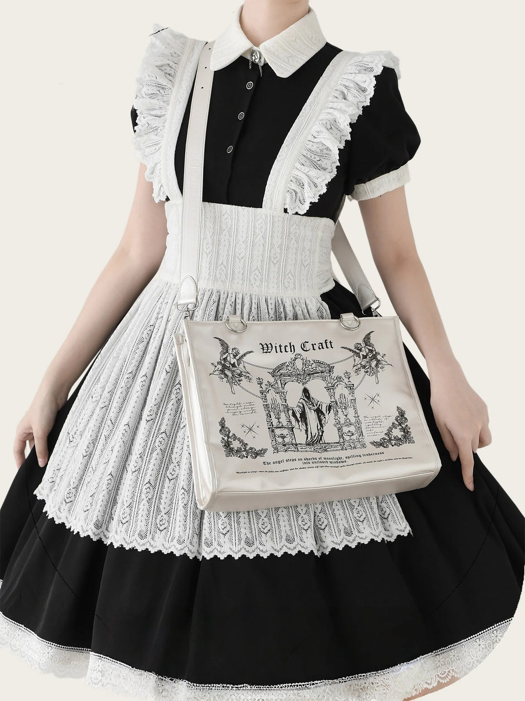 Sacred Oath - Large Printed Gothic Ita Shoulder Bag - image 12