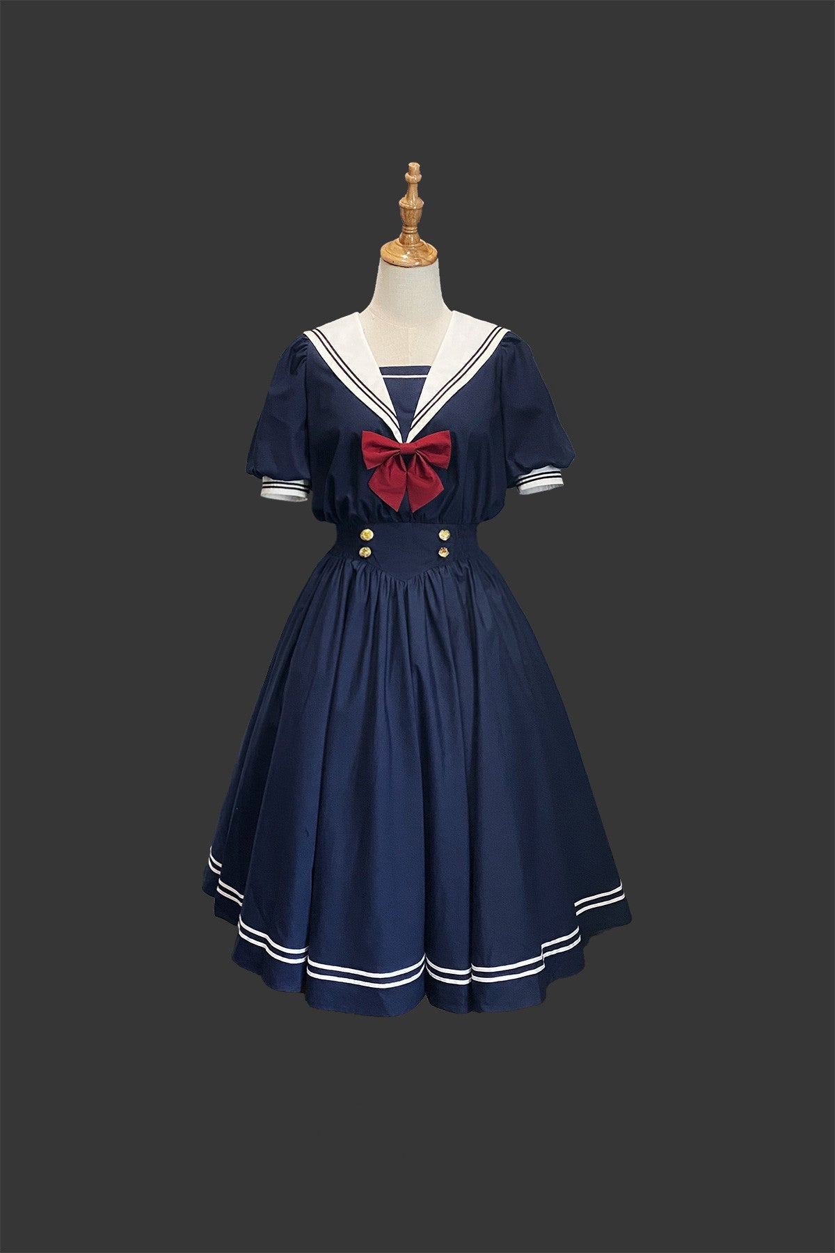 Sea and Wind - Retro Sailor Lolita OP Dress Version 1.0 - image 21