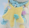 Cute Lolita Bag Cartoon Stars Yellow Plush Bag - image 8