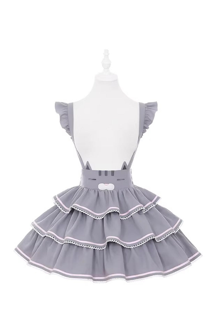 Gloomy Cat Series - Sweet Lolita Strap Dress and Top Collection - image 3