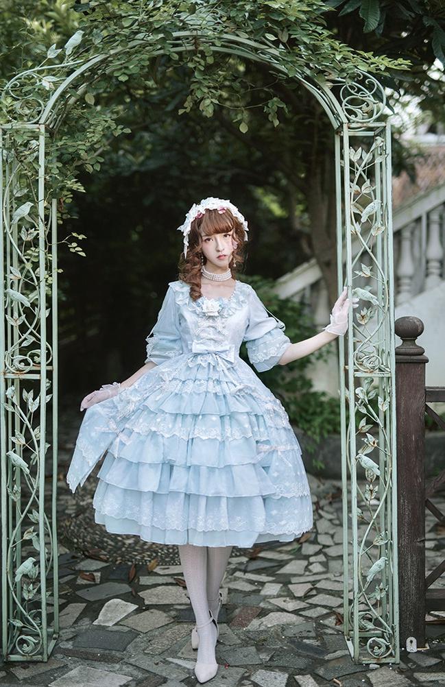 Dawn Wedding - Sweet Lolita Rose Headdress Accessories - image 1