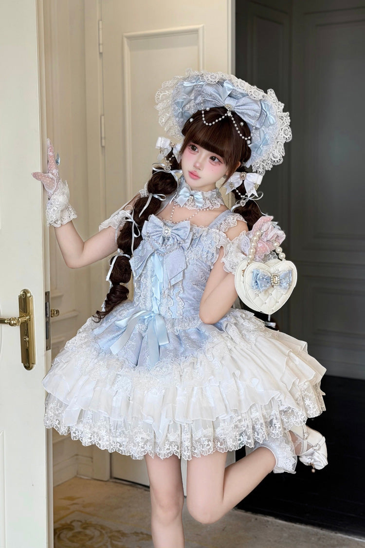 Blue Pearl Ballet Sweet Lolita JSK Dress - image 3