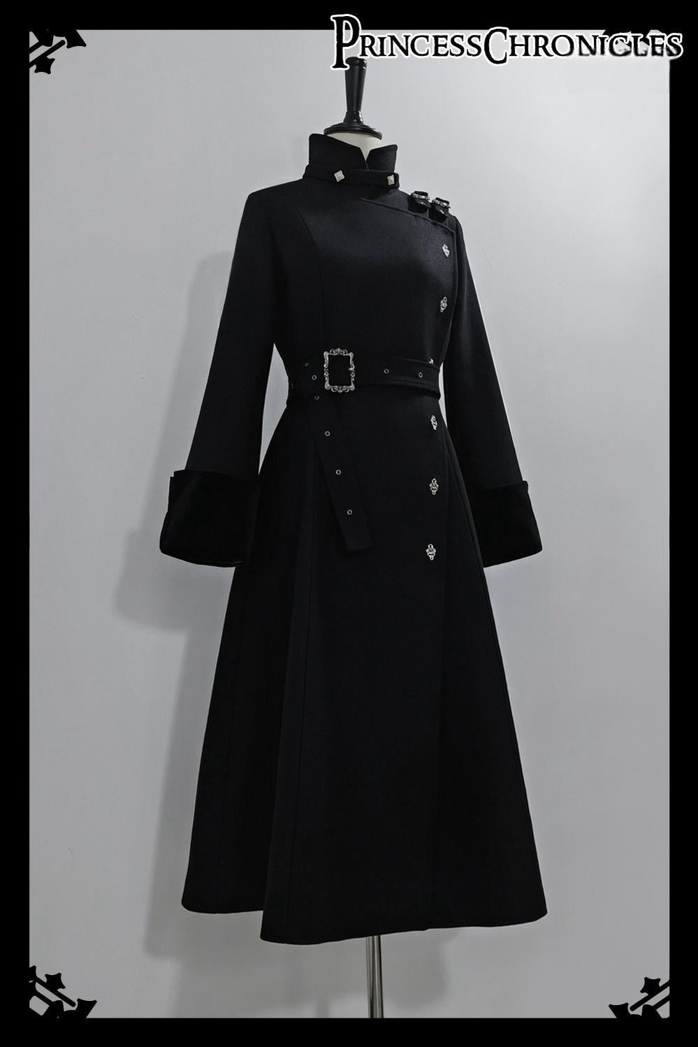 Breakwave - Ouji Lolita Overcoat Retro Single-Breasted Handsome Coat - image 6