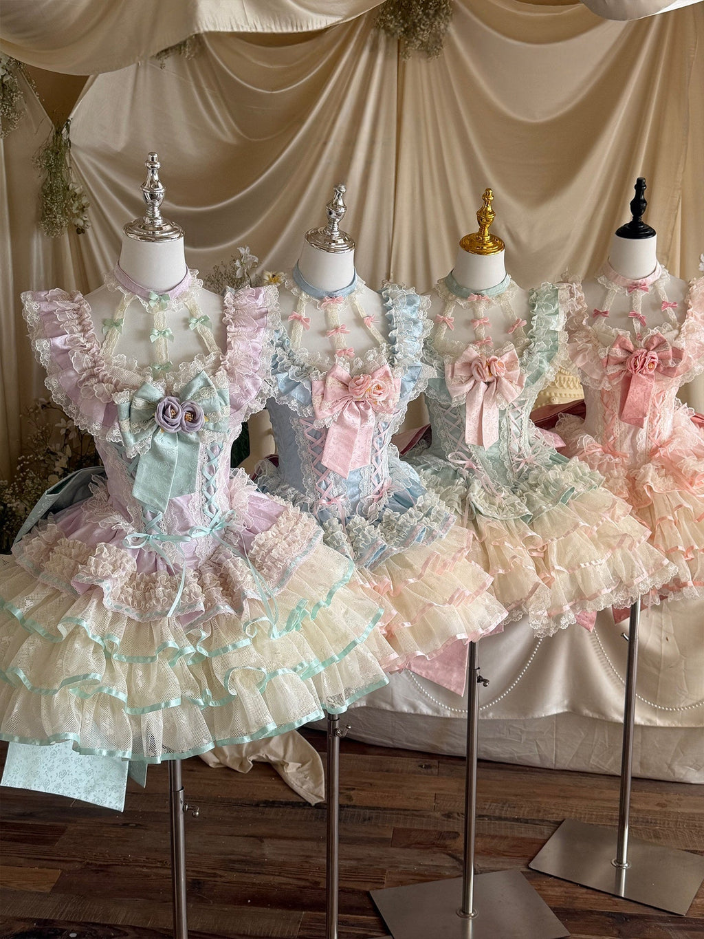 Cupid's Floral Whisper Fairycore Dress and Accessories - image 5