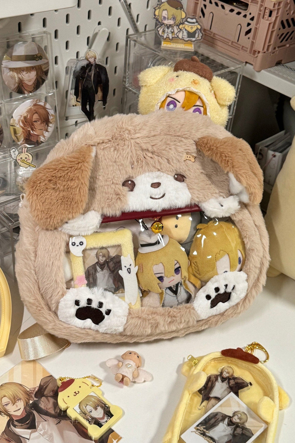 Golden Retriever Plush Lolita Ita Bag - image 1