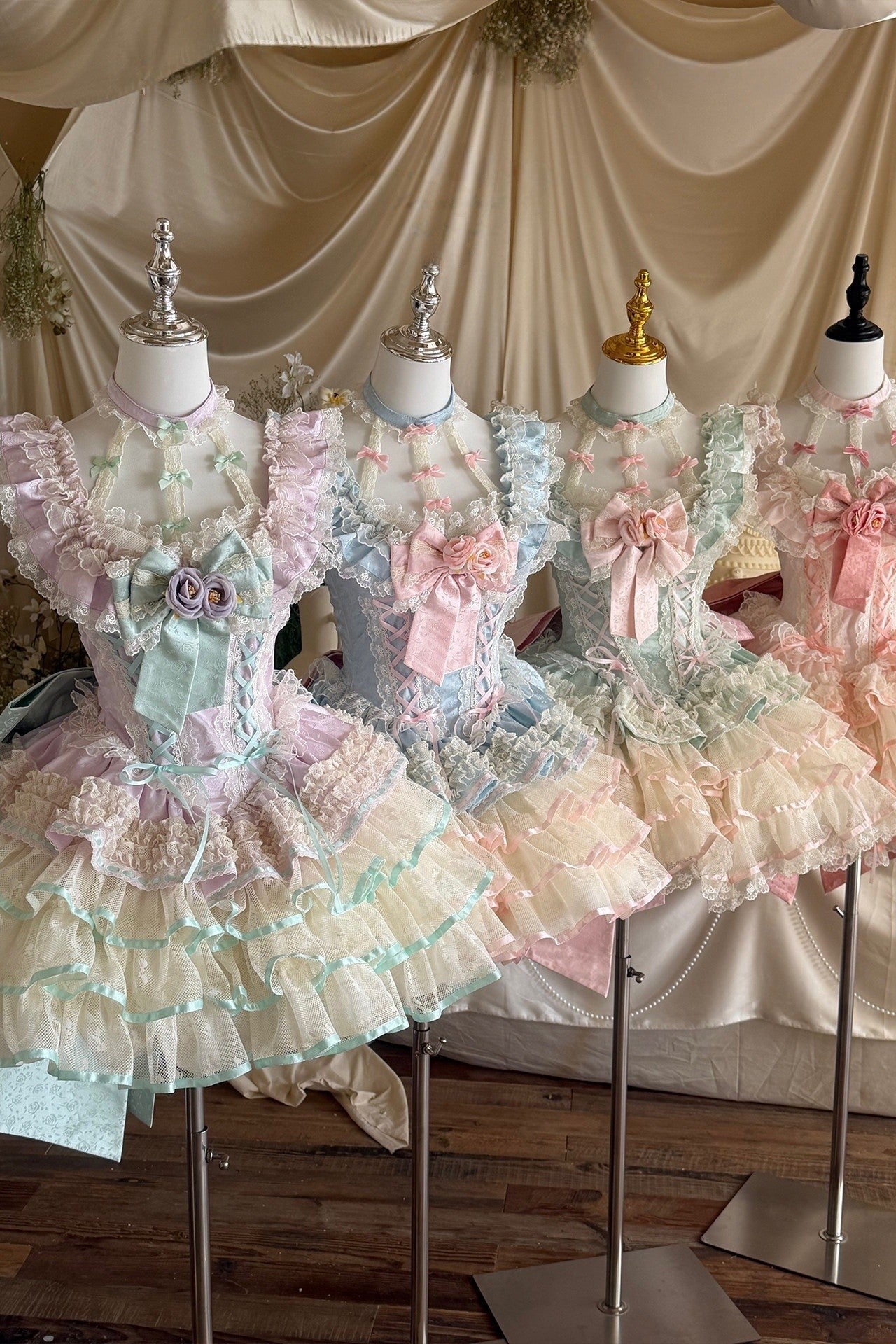 Cupid's Floral Whisper Fairycore Dress and Accessories - image 1