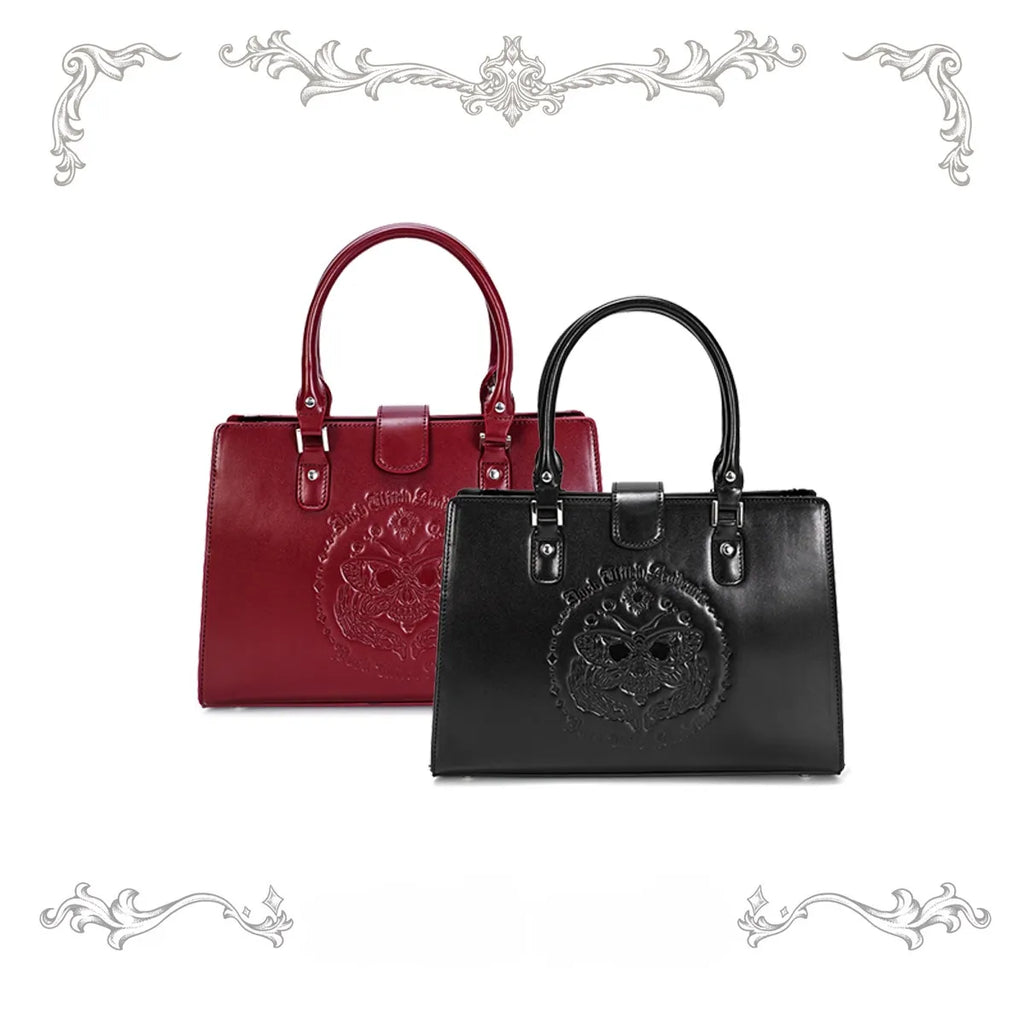 Skeleton Creature - Gothic Ita Tote Handbag - image 3